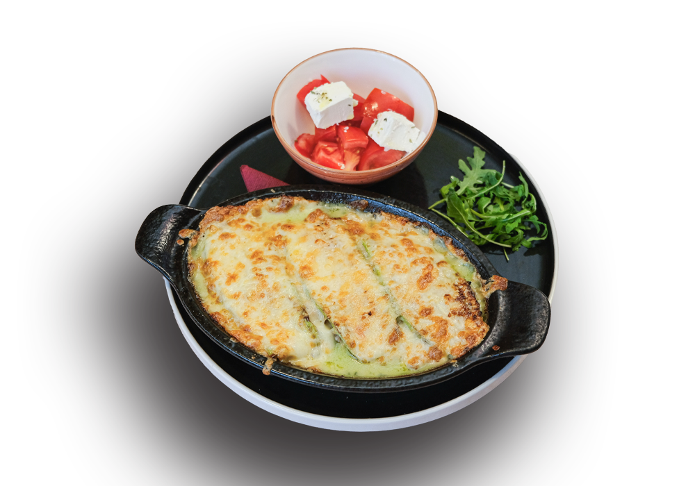 Zucchini&spinach mousaka